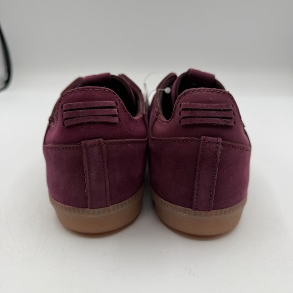 Adidas Samba Deep Hue Pack Shoes Womens 7.5 Burgundy/Maroon Gum Sneakers BY2834 - Picture 8 of 15